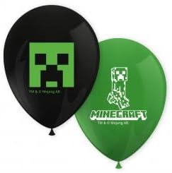 Procos Minecraft Themed Balloons Set Of 8