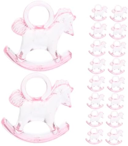 24pcs Acrylic Rocking Horse Shower Decorations