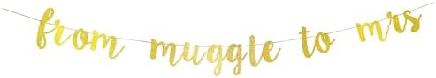 Gold Glitter Bachelorette Party Banner Decorations