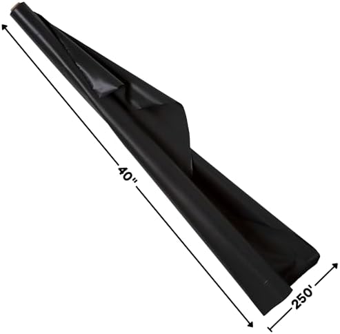 Amscan Jumbo Roll Table Cover Black 40x250