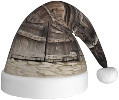 QINZHENG Rustic Stall Santa Hat Funny Christmas Decoration
