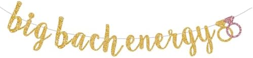 Big Bach Energy Banner Bridal Shower Decor