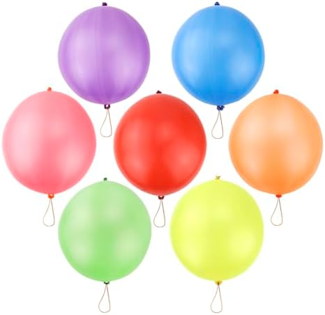 Rubfac 25 Neon Punch Balloons for Kids