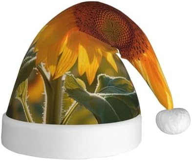 QINZHENG Personalized Santa Hat with Daisy Print