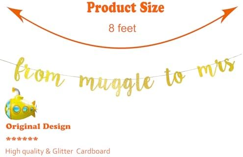 Gold Glitter Bachelorette Party Banner Decorations
