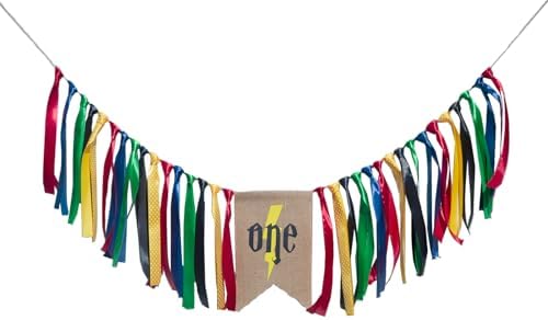 Magical Wizard 1st Birthday Party Banner