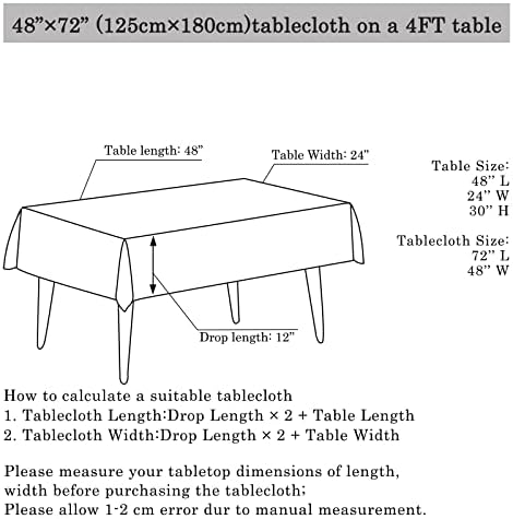 ShiDianYi 50x72 Inch Silver Sequin Tablecloth