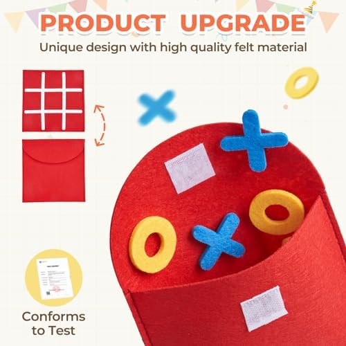 JoyCat Tic Tac Toe Game Set for Kids and Family