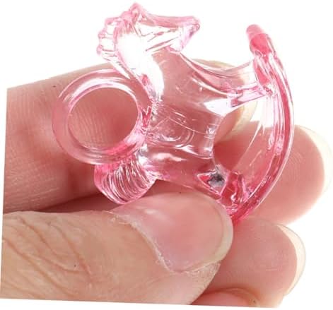 24pcs Acrylic Rocking Horse Shower Decorations