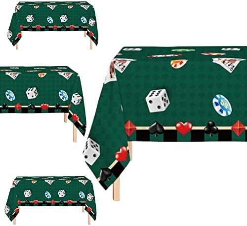 Oojami 4 Pack Casino Theme Table Cover