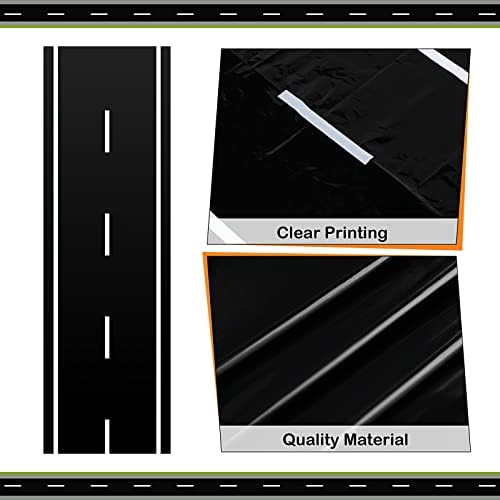 Racetrack Floor Runner for Party Black Table Cover 66ft x 2ft