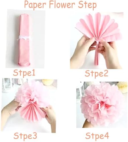 10pcs Dark Green Tissue Paper Pom Poms for Decorations