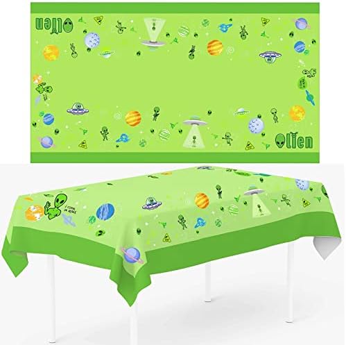 Alien UFO Table Cover for Birthday Parties