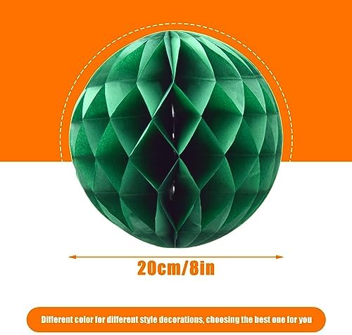 Ruidee 8 Piece Paper Honeycomb Balls Party Decorations