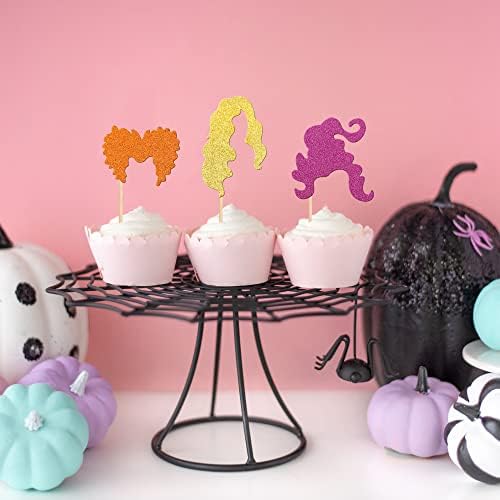 36 PCS Halloween Hocus Pocus Cupcake Toppers