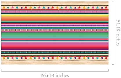 4-Pack Mexican Fiesta Party Tablecloths