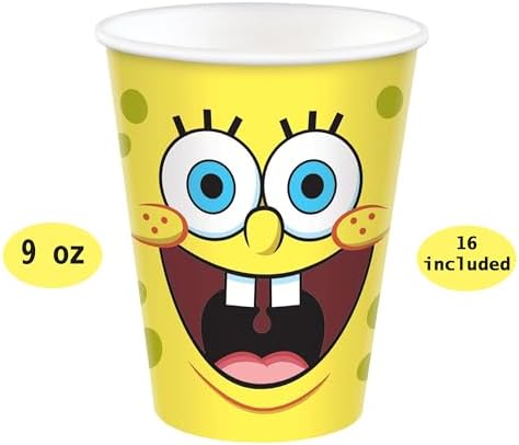 LLILYKAI SpongeBob Party Supplies Pack