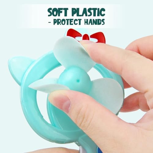 Vileafy 12 Summer Party Favors for Kids 8-12 - Handheld Fans