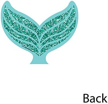 Big Dot of Happiness Mermaid Tail Decorations Set of 20