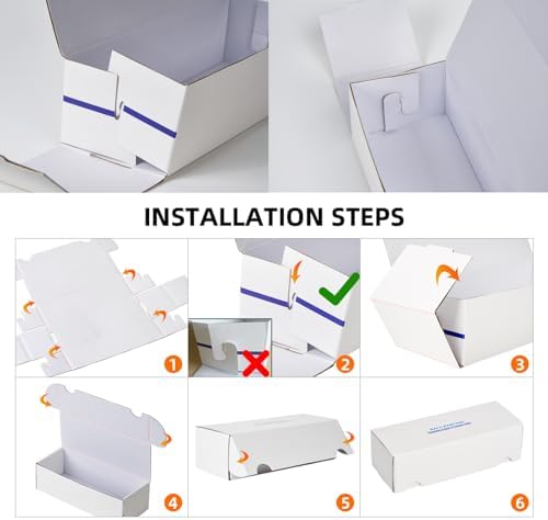 5 Pack Trading Card Storage Boxes with 10 PCS Dividers