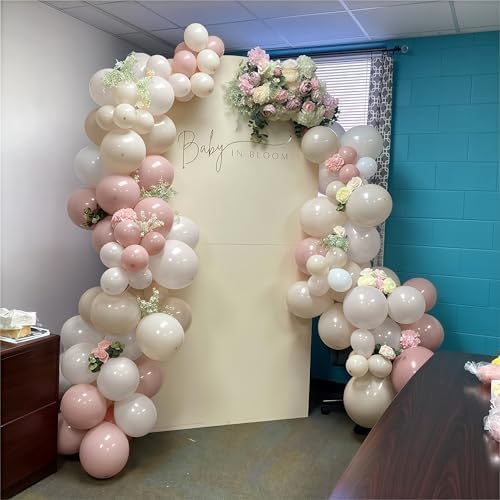 Nude Dusty Pink Balloons Set 60Pcs 12 Inch