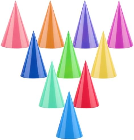 Hooqict 10 PCS Mini Party Hats for Stuffed Animals