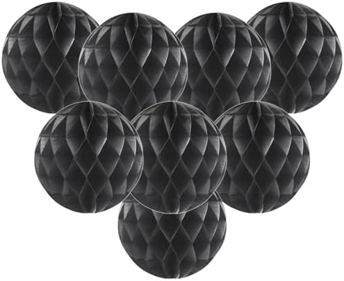 Hocansen 8 Pcs Paper Honeycomb Flower Balls for Parties