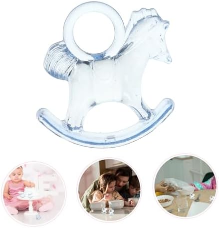 48pcs Acrylic Rocking Horse Party Decorations