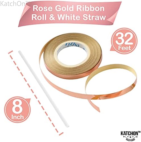 KatchOn Giant Rose Gold Bride Balloons 40 Inch