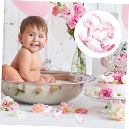 24pcs Acrylic Rocking Horse Shower Decorations