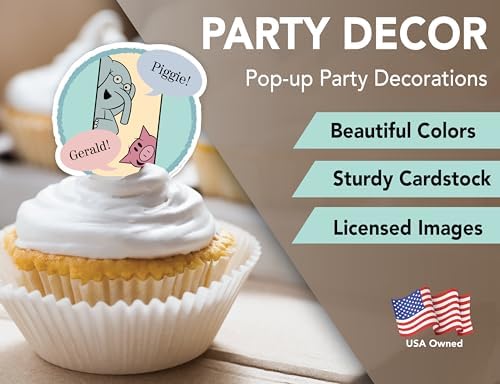 Elephant and Piggie Birthday Party Decor Set