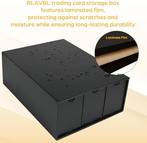 RLAVBL 12-600 Card Storage Box with 48 Dividers