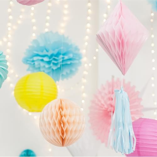 PATIKIL 6 Inch Black Tissue Pom Poms 20 Pack