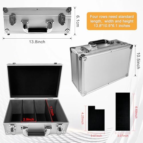 Large Capacity Top Loader Storage Box for 2500 Sports Cards