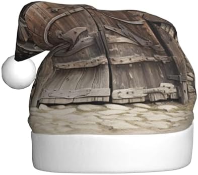 QINZHENG Rustic Stall Santa Hat Funny Christmas Decoration
