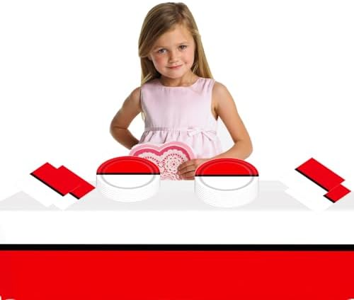 Cartoon Animation Birthday Plates Napkins Set with Tablecloth