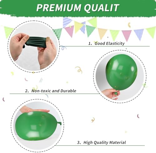 Camo Birthday Balloons Set 36pcs