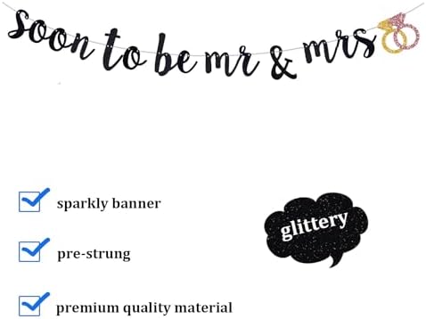Soon To Be Mr Mrs Banner Wedding Decor