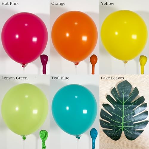 146Pcs Tropical Aloha Balloon Arch Kit