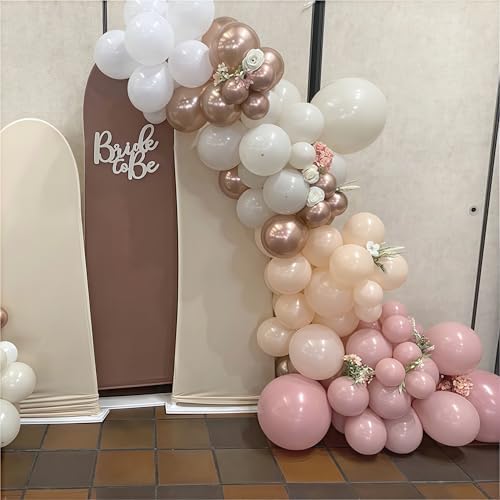 Nude Dusty Pink Balloons Set 60Pcs 12 Inch