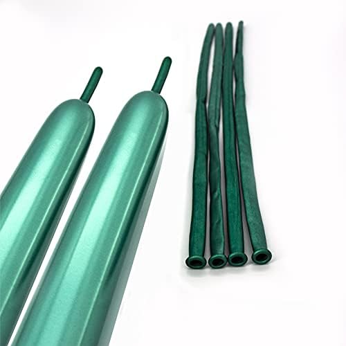 100pcs 260 Metallic Balloons Kit with Pump
