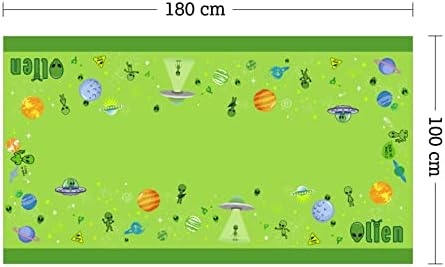 Alien UFO Table Cover for Birthday Parties