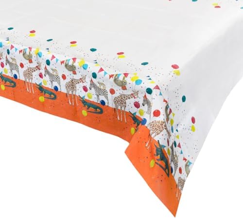 Talking Tables Safari Animal Themed Table Cover 70x47 Inches