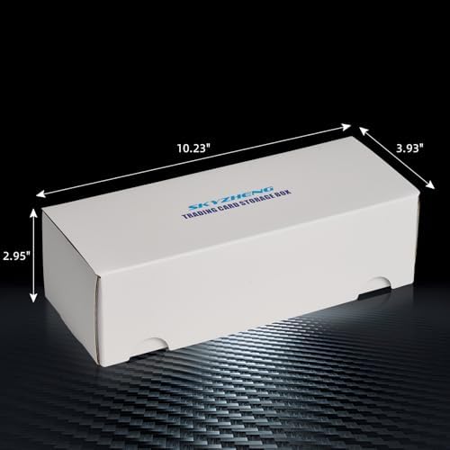 5 Pack Trading Card Storage Boxes with 10 PCS Dividers