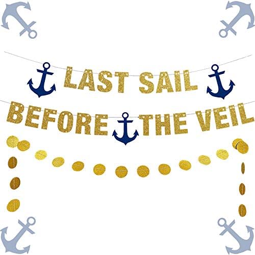 LaVenty Last Sail Before the Veil Nautical Bachelorette Party Banner