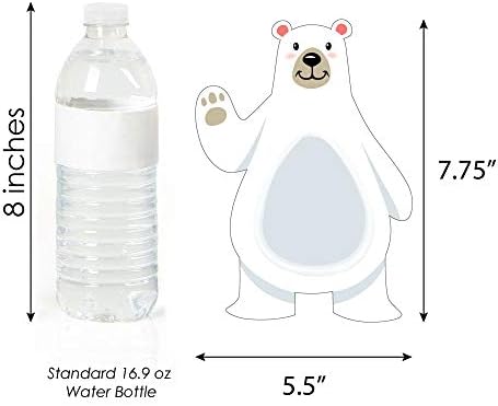 Big Dot of Happiness Arctic Animal Decorations Set of 20