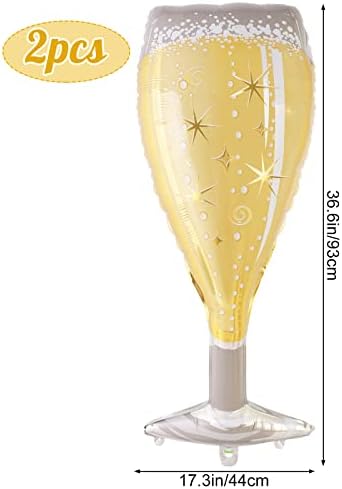 Champagne Bottle Balloons 4Pcs Wedding Party Decoration