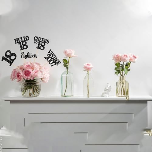15PCS Happy 18th Birthday Centerpiece Sticks