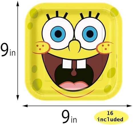 LLILYKAI SpongeBob Party Supplies Pack
