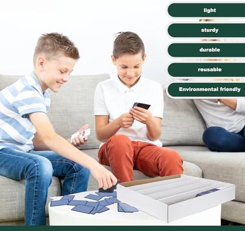 Yexiya 6 Pcs Card Storage Boxes for Trading and Gaming Cards